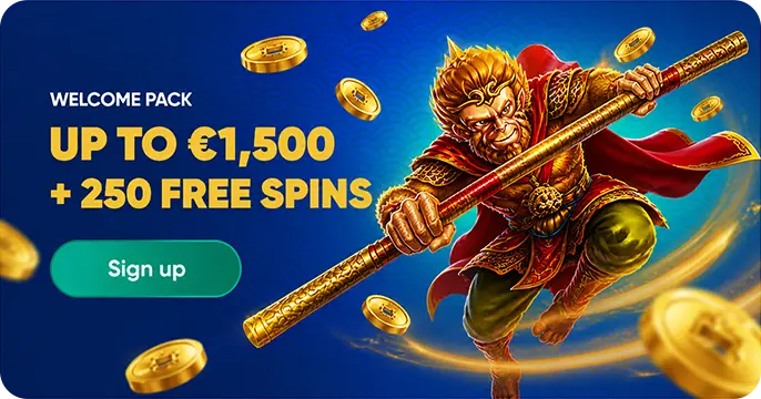 Kinghills Welcome pack up to €1,500 +250 Free Spins